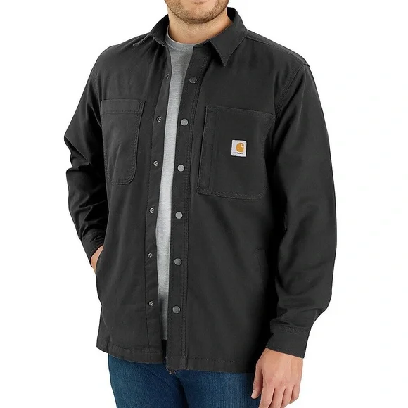 Carhartt Men's Dark Gray Shirt Jacket - Picture 1 of 5